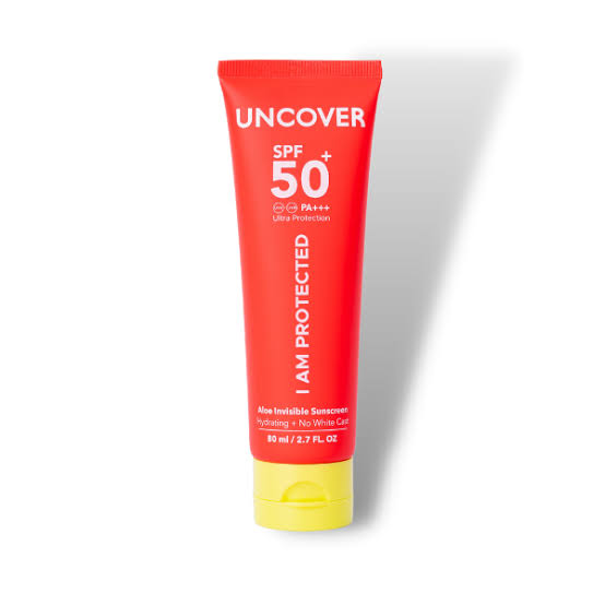 Uncover I Am Protected Aloe Invisible Sunscreen Spf 50+ 80ml / 2.7 fl ...